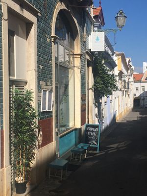 Outside at Lalitana Restaurant in Lagos