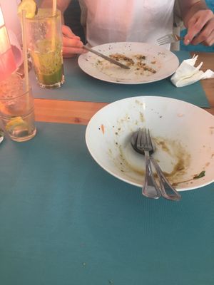 Forgot to take pictures of our meals and inhaled them oops! at Lalitana Restaurant in Lagos