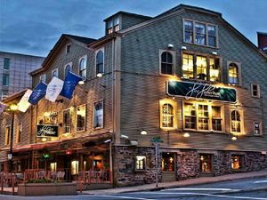 Outside at The Five Fishermen in Halifax