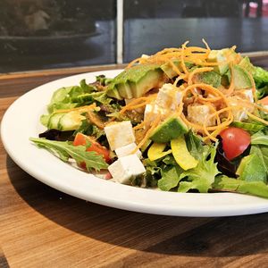 Tofu and Avocado Salad with Citrus Dressing at Capilano Sushi in North Vancouver