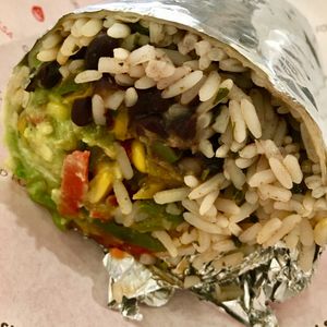 Vegan burrito at Salsa Shop in Utrecht