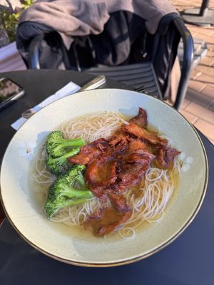 Char Sieu noodle soup  at Nan Tien Temple in Wollongong