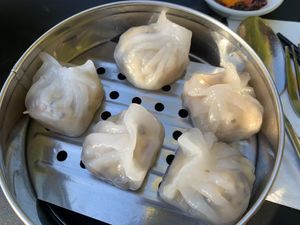 Disappointing dumplings unfortunately - mushy inside and soggy  at Nan Tien Temple in Wollongong