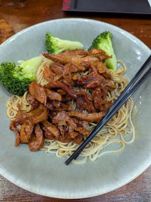 Cha Shao Noodle Dry at Nan Tien Temple in Wollongong