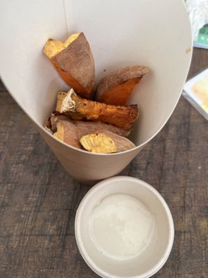 Fries with aioli  at Fruibies in Kuranda