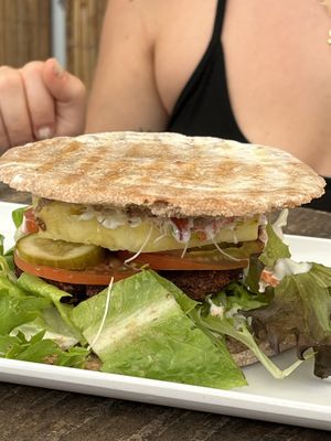 Cheeseburger  at Fruibies in Kuranda