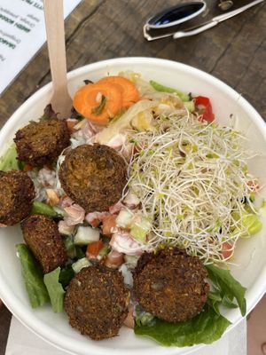 Falafel bowl  at Fruibies in Kuranda