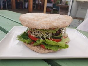 Burger at Fruibies in Kuranda
