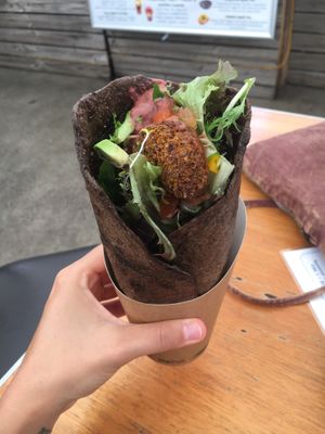 Falafel wrap so good at Fruibies in Kuranda