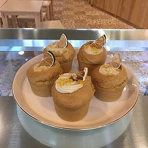 Today's joy ? Lemon cream cream muffin ? Creamy refreshing creamy snail ❣️ # Yami yamil # Vegetarian # Vegan # Health # Hijikata # Restaurant # Lemon Lemon Sea at yummyyomil in Seoul
