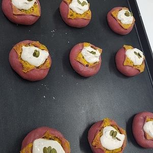 # Yummy rice # Hongkong rice # Pumpkin basket # Natural nutrient # Fermented by fermented seeds # Healthy rice # Hongkuk miwa # Night pumpkin # Vegan Mayonnaise meets and boasts of compatibility of shape and flavor ~ # Vegan bakery # Biscuit # Healthy bread # Organic bakery # Hongkook rice # Hongkong rice bran # at yummyyomil in Seoul