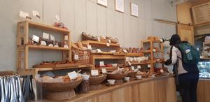 Beautiful selection of baked goodies - savoury and sweet at yummyyomil in Seoul