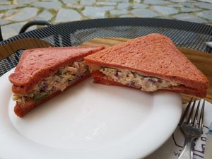 'Crab' sandwich at yummyyomil in Seoul