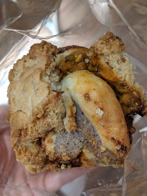 Sweet pumpkin and apple crumble at yummyyomil in Seoul