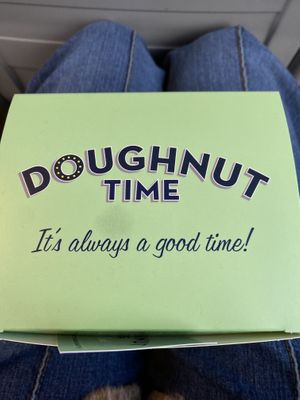 Box  at Rodeo Doughnuts - Shaftesbury Ave in London