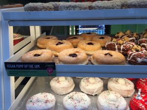 Vegan option 1 at Rodeo Doughnuts - Shaftesbury Ave in London