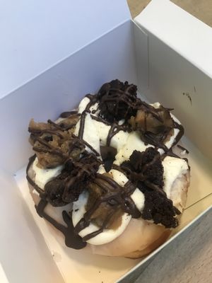 Ice Ice Bae Bae - vegan doughnut  at Rodeo Doughnuts - Shaftesbury Ave in London