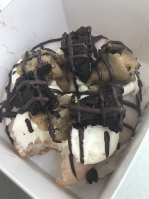 Ice ice bae bae donut  at Rodeo Doughnuts - Shaftesbury Ave in London