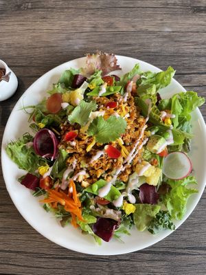 Vegan taco rice  at LaLa Zorba ララ・ゾルバ in Naha