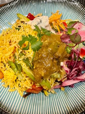 本場インドの高級インディカ米使用のビリヤニ at LaLa Zorba ララ・ゾルバ in Naha