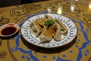 Fried dumplings at LaLa Zorba ララ・ゾルバ in Naha