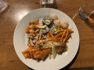 appetizers at Chimy's in Zurich