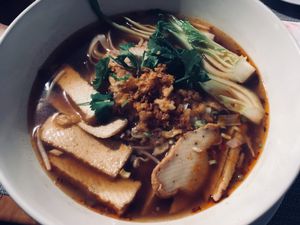 Vietnamesian Noodle Soup at Chimy's in Zurich