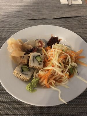 Salad at Chimy's in Zurich