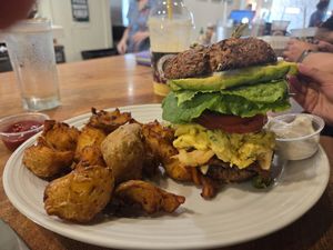 Vegan egg and bacon at Island Vintage Coffee in Honolulu