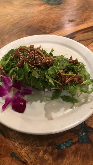 Avocado toast at Island Vintage Coffee in Honolulu