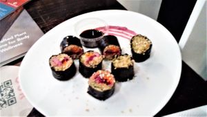 Quinoa Sushi at Plantiful in Guatemala City