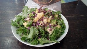 Asian Kale Salad at Plantiful in Guatemala City