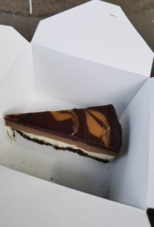 Vegan cheesecake. Really tasty!  at Caffe Nero in Galway