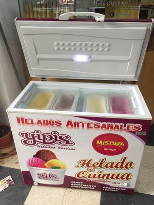 Vegan helados!  at Perutambo Biomarket - Antonio Raymondi in Huaraz