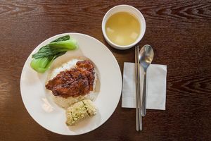 Fortunate Hong Kong Style BBQ Pork at LN Fortunate Coffee in Shanghai