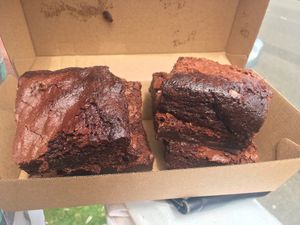 Vegan brownies at COOH Cafe in North Curl Curl