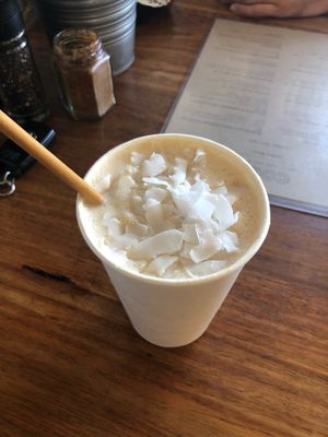 Peanut butter smoothie  at COOH Cafe in North Curl Curl
