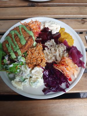 Nut burger at The Cutting Vedge in Kilkenny