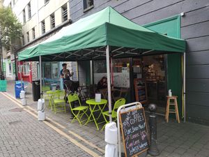 Outside at The Cutting Vedge in Kilkenny