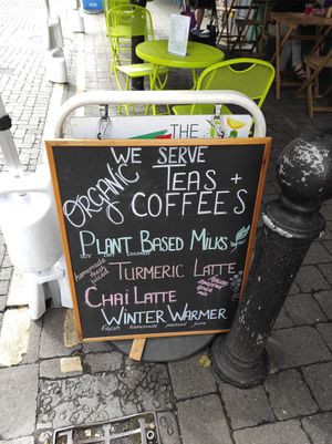 Bill board at The Cutting Vedge in Kilkenny