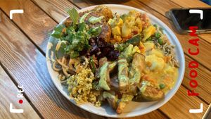 A  taste of everything on this plate  at The Cutting Vedge in Kilkenny