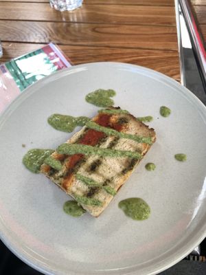 Almond tart (salty)  at The Cutting Vedge in Kilkenny