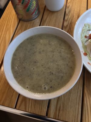 Mushroom 🍄 soup   at The Cutting Vedge in Kilkenny
