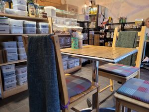 Indoor seating at The Cutting Vedge in Kilkenny