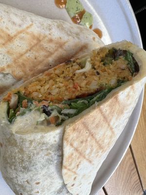 Wrap closeup   at The Cutting Vedge in Kilkenny