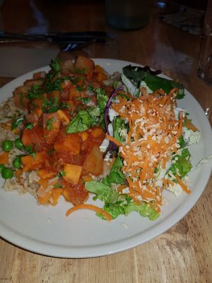 Butterbean Veggie Masala - delightful at The Cutting Vedge in Kilkenny