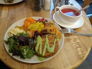Salad plate at The Cutting Vedge in Kilkenny