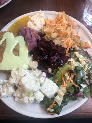 Nut loaf with salads at The Cutting Vedge in Kilkenny