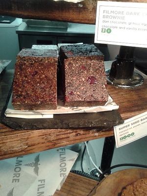 Vegan brownies at Filmore and Union - York Station in York