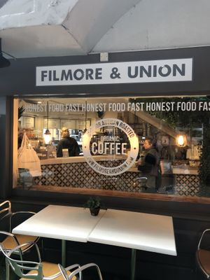 Outside seating area at Filmore and Union - York Station in York